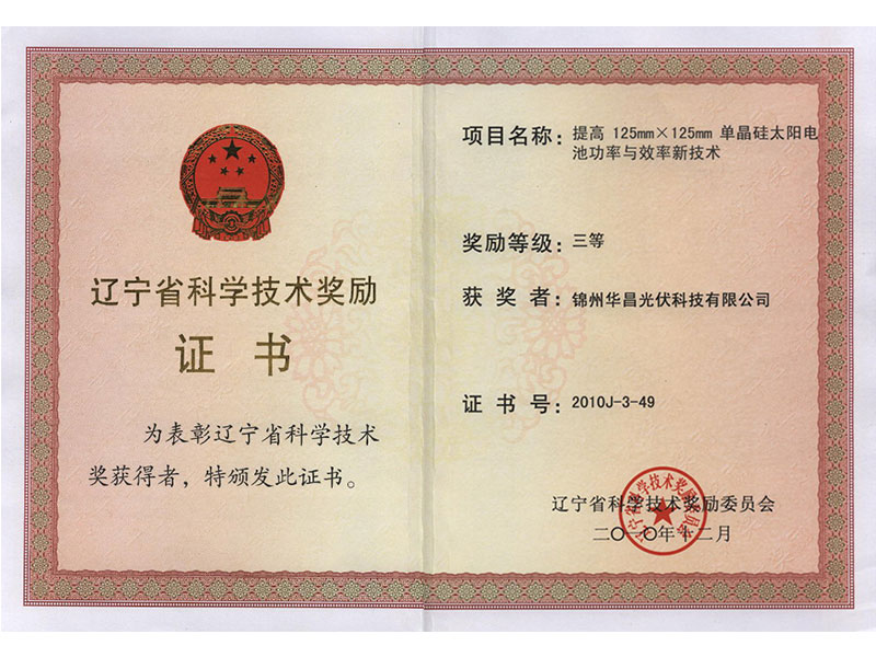 2010 Provincial Third Award