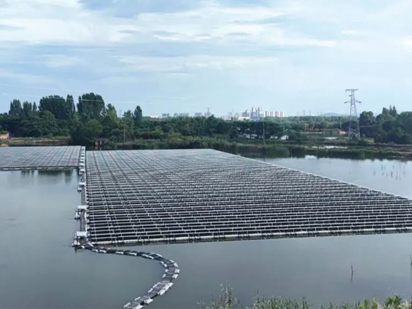 全球足迹 | 运行2年，金龙迎宾打造水面光伏电站的“克莱因蓝”样本